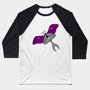 Ace Pride Moth Baseball T-Shirt